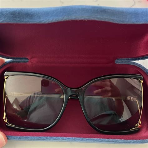 gucci sunglasses gg0593sk|gucci oversized square sunglasses.